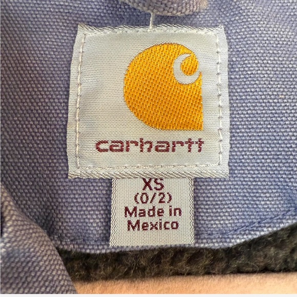 Women’s Blue Carhartt Hooded Jacket XS - Picture 5 of 10